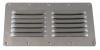 Amar Louvered Vent - Stainless Steel