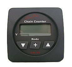 CruzPro CH55 Anchor Chain Counter - Square Face
