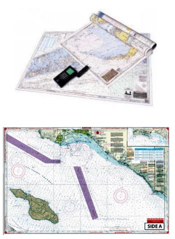 Waterproof Chart - Central California to Cabo San Lucas