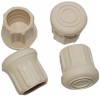 Chair Tips - White Rubber - 4/pack - 1"