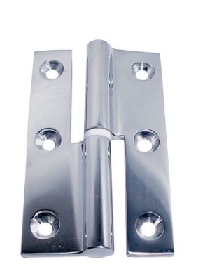 Amar "H" Stainless Cabinet Hinges - Left-Hand