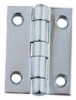 Extruded Chrome Brass Fast-Pin Butt Hinge - 2" x 1-1/2"