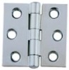 Extruded Chrome Brass Fast-Pin Butt Hinge - 3" x 2"