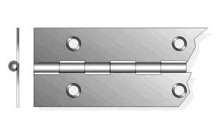 Piano Hinge - Stainless Steel - 1-1/16"