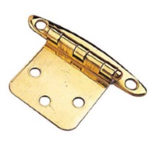 Flush-Mount Concealed Hinge - Polished Brass