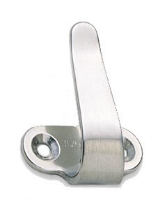 Single Coat Hook - Stainless - 1-3/16"