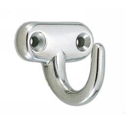 Single Coat Hook - Stainless - 63/64"