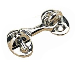 Latch Hook - Brass - Chrome Finish