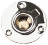 Sea-Dog Cast Brass Round Ring Pull - Flush Handle - Chrome Finish - 1-5/8"