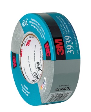 Duct Tape - 3M No. 3939 Tartan Silver - 2" - Roll