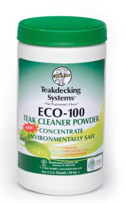 Teakdecking Systems ECO-100 Teak Cleaner Powder - 2 lbs.