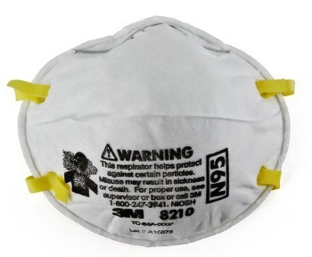 3M #8210 N-95 Particulate Respirator - Box of 20