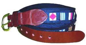 Code Flag Belt - Blue - Size 38