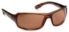 Hobie Malibu Sunglasses - Polycarbonate Lenses - Brown Wood Grain w/ Copper Lenses