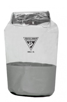 Seattle Sports "Glacier Clear" Dry Bag - XS/5L Grey