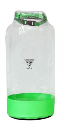 Seattle Sports "Glacier Clear" Dry Bag - Large/41L Lime Green