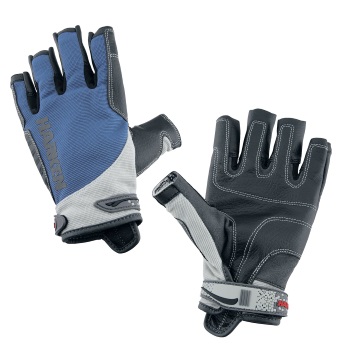Harken Spectrum Gloves - Junior Large - 3/4 Finger - Blue