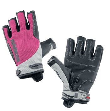 Harken Spectrum Gloves - Junior Medium - 3/4 Finger - Pink