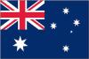 Courtesy Flag - Australia - 12" X 18"