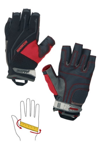 Harken Reflex Gloves - 3/4 Finger - Medium