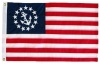 American Yacht Ensign - Embroidered Nylon - 12" X 18"