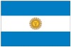 Courtesy Flag - Argentina - 12" X 18"
