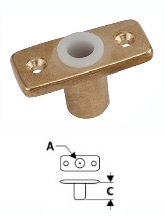 Top Mount Sockets - Cast Brass