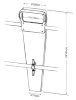 Edson Stern-Rail Outboard Motor Mount - Fits 1" Rail
