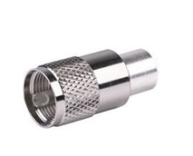 Coaxial Cable UHF Connector - Tinned Copper - Solder-On Male Plug