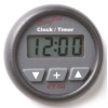 Digital Clock & Race Timer with Alarm - Round Face
