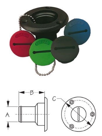 Hose Diesel Deck Fill - Nylon - Green Cap