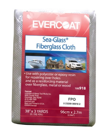 Evercoat "Sea-Glass" Fiberglass Cloth -  38" x 108"