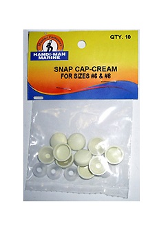 Snap Cap - #6-8 - Cream