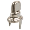 Fasteners - "DOT" Turnbutton Stud - Single Stud with 2-Prong Fastener Stud