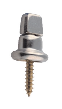 Fasteners - "DOT" Turnbutton Stud - Double Stud with Brass Screw