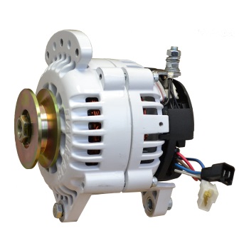 6-Series Small Case Alternator - Dual Foot - 70 Amps