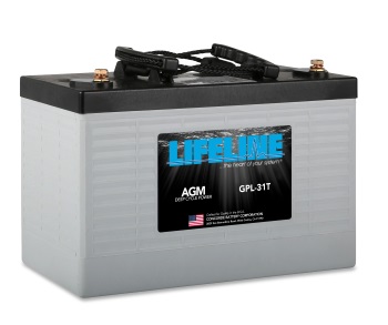 Lifeline AGM Marine Deep Cycle Battery - GPL-31T - 12 Volt