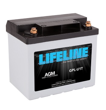 Lifeline AGM Marine Deep Cycle Battery - GPL-U1T - 12 Volt