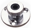 Coaxial Cable Outlet - Chrome Plated Brass - 1/4"