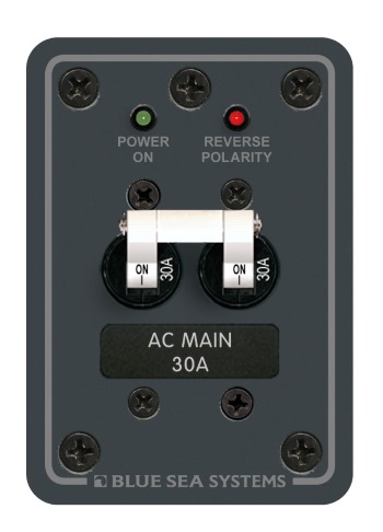 Blue Sea Systems 8077 Breaker Panel - AC Main Only