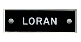 Bernard Identi-Plate - "LORAN" - Boat System Label