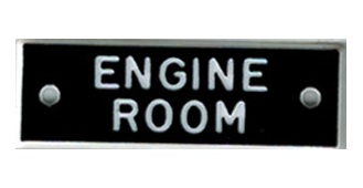 Identi-Plate - "ENGINE ROOM"