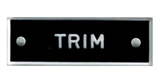 Identi-Plate - "TRIM"