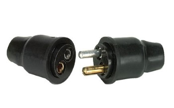 Cole Hersee Trailer Connector with Snap Cap - 2-Pole