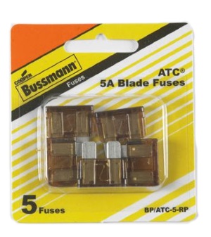 Fuses - ATC Blade Fuses - Bussman - 5 Amp