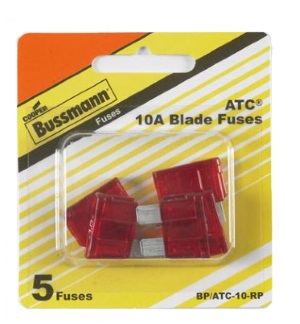 Fuses - ATC Blade Fuses - Bussman - 10 Amp
