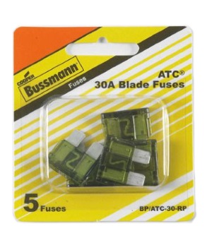 Fuses - ATC Blade Fuses - Bussman - 30 Amp