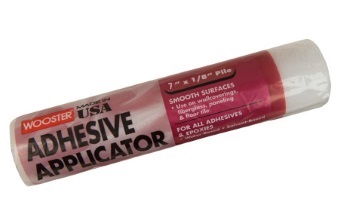 Roller Cover - White Fabric - 1/8" Nap - Size 7" - Each