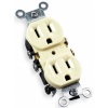Duplex Receptacle - Straight Blade - 15A - Ivory