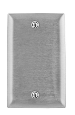 Wall Plate - Blank - Stainless Steel
